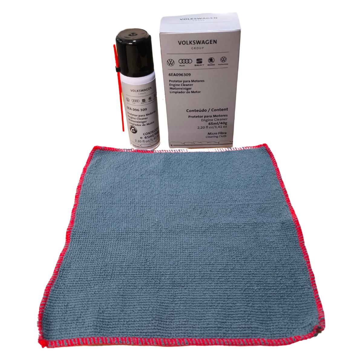 Protetor Para Motores Spray Finalizador Com Pano Micro Fibra Original Volkswagen