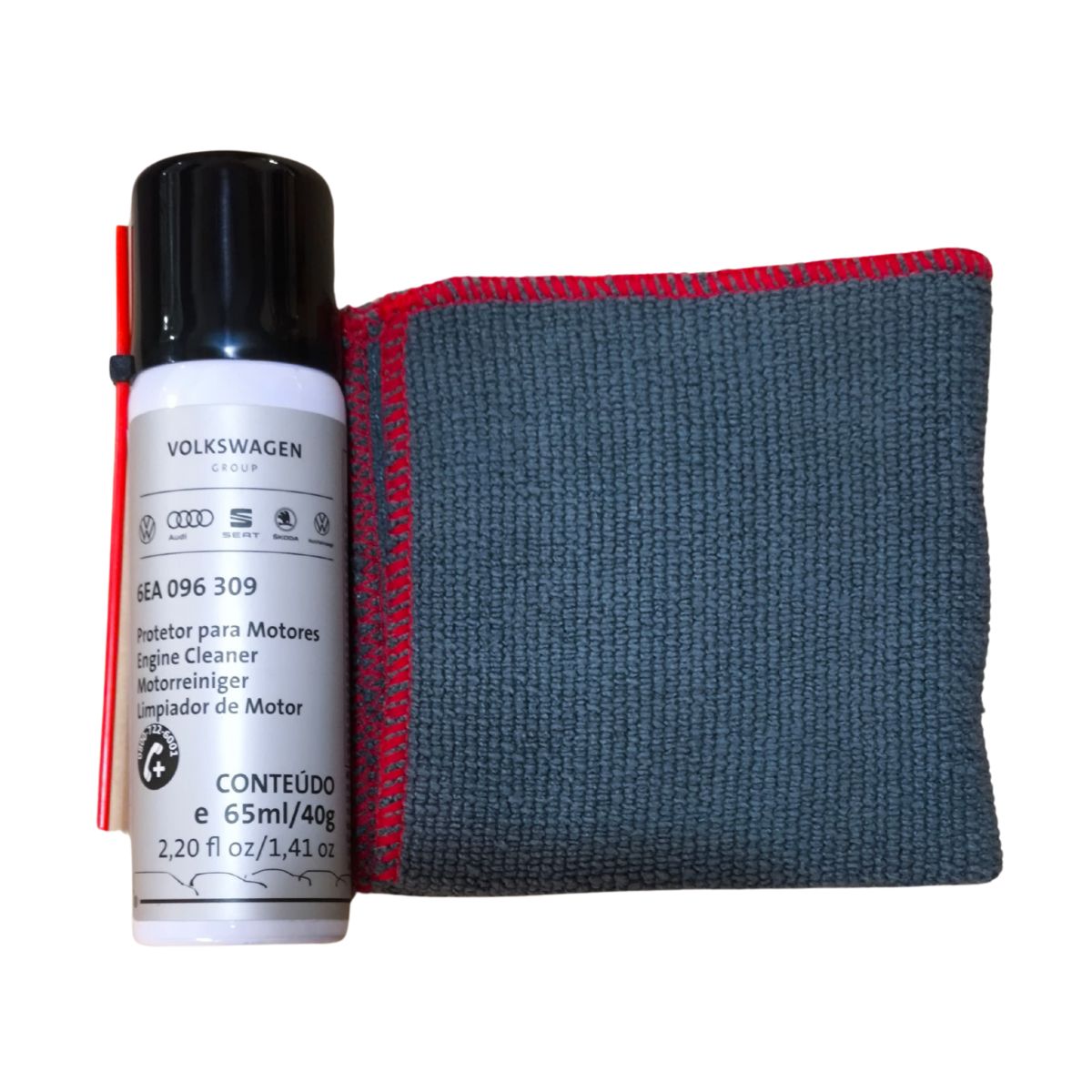 Kit Limpeza A Seco E Verniz Protetor Para Motores Original Volkswagen
