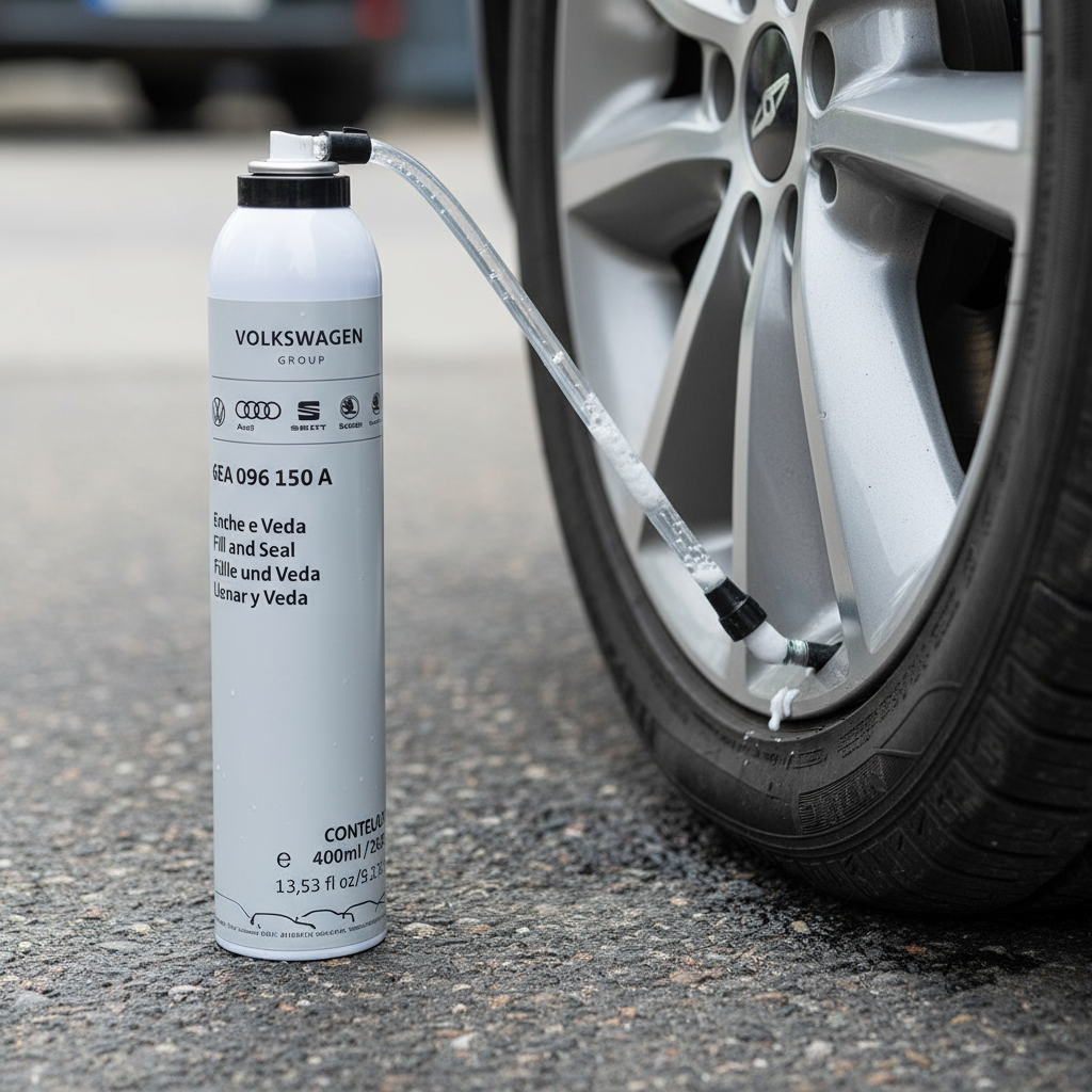 Kit Enche E Veda Pneu E Limpeza A Seco Original Volkswagen