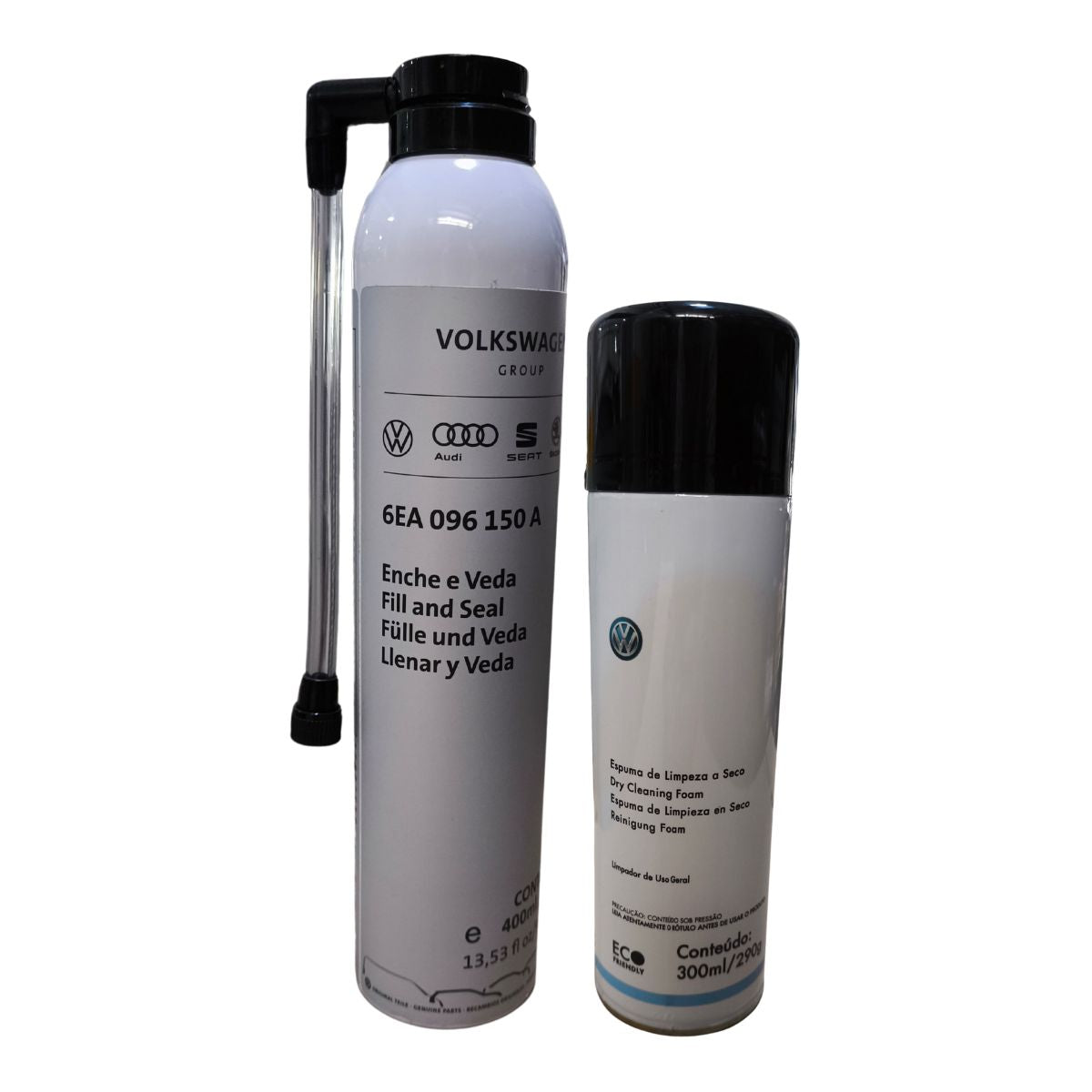 Kit Enche E Veda Pneu E Limpeza A Seco Original Volkswagen