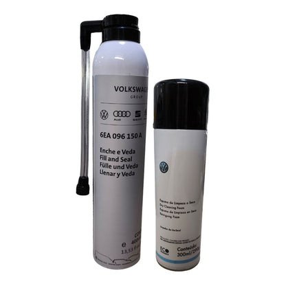 Kit Enche E Veda Pneu E Limpeza A Seco Original Volkswagen