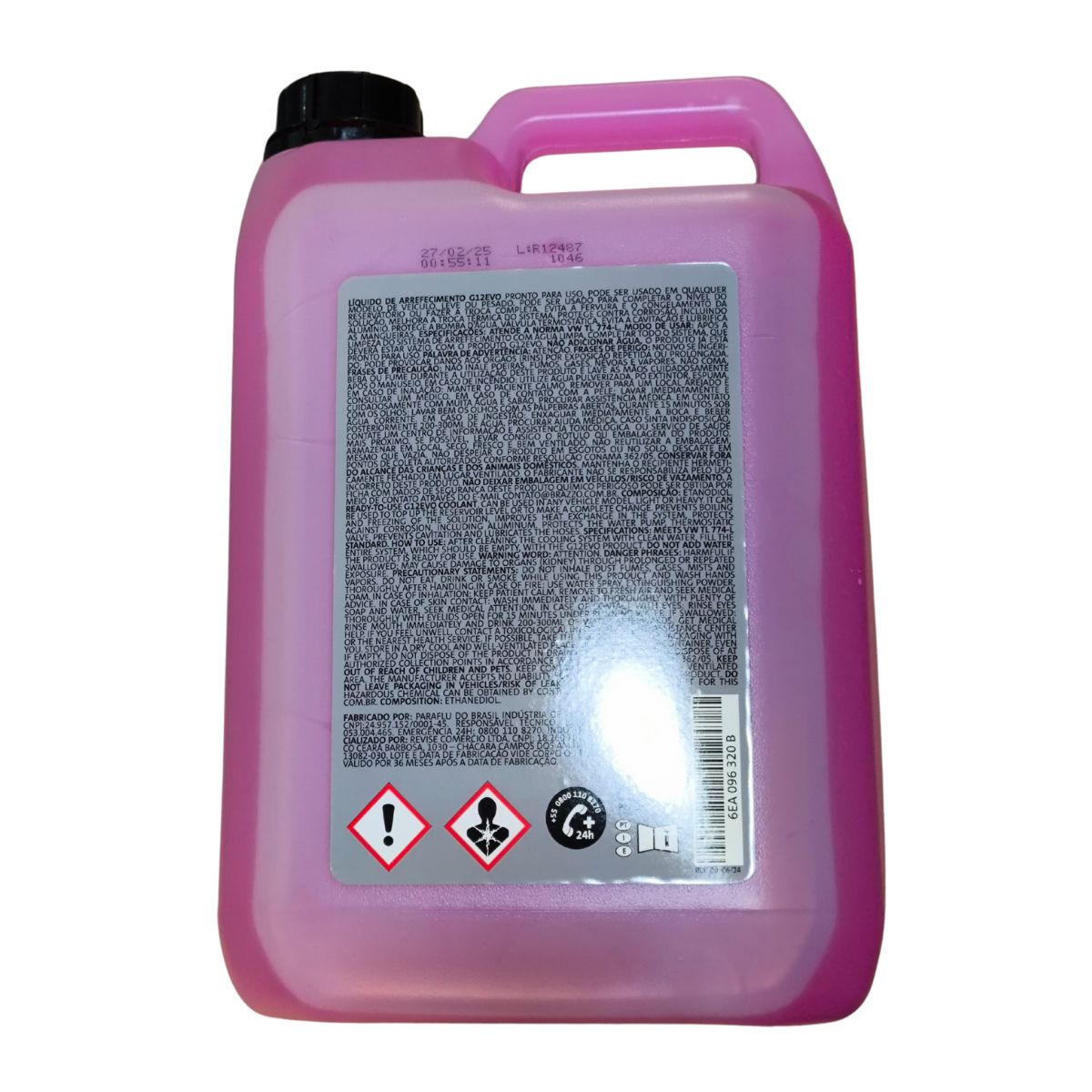 Aditivo Arrefecimento Fluido Radiador 5L Orgnl VW 6EA096320B